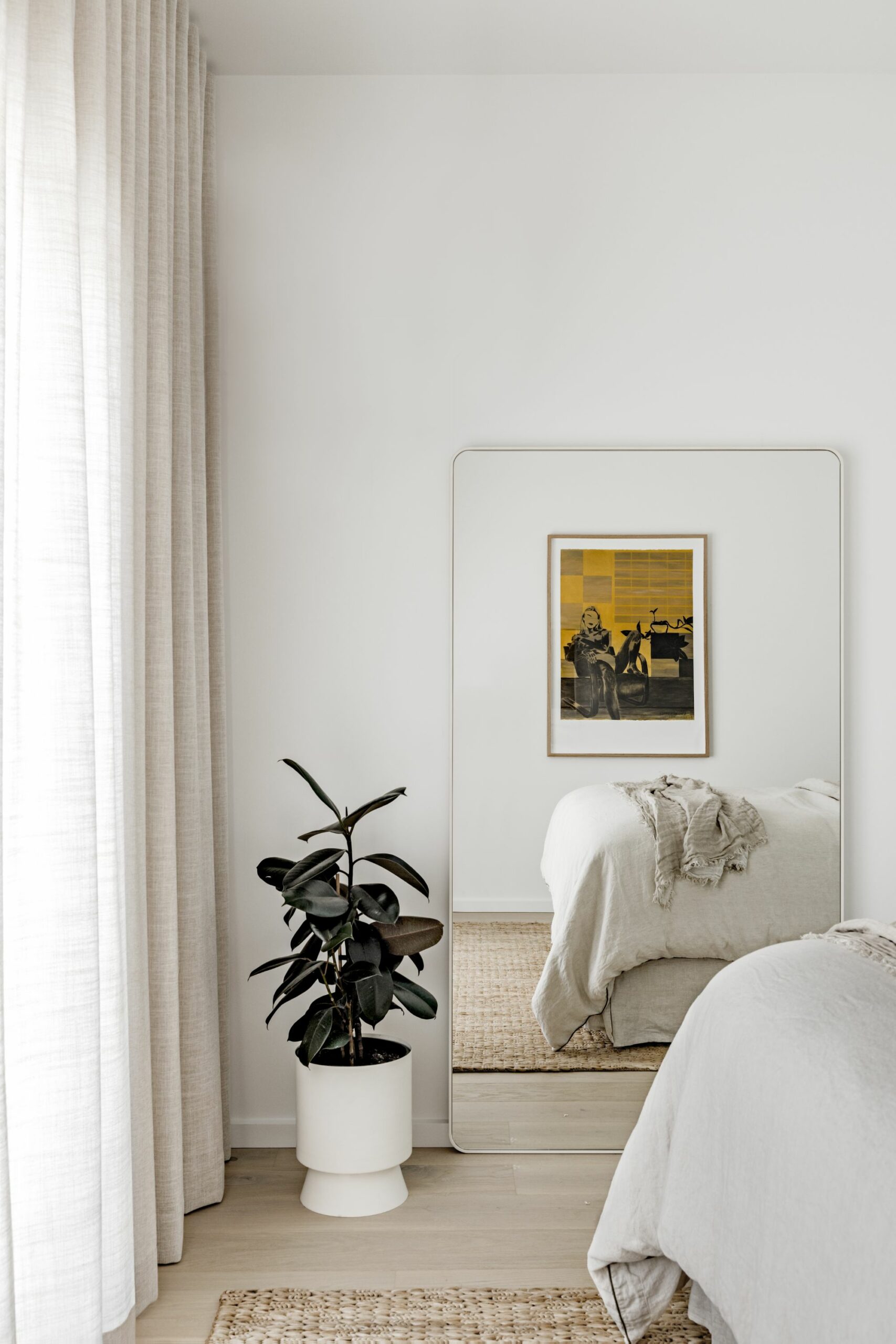 chambre minimaliste décoration design