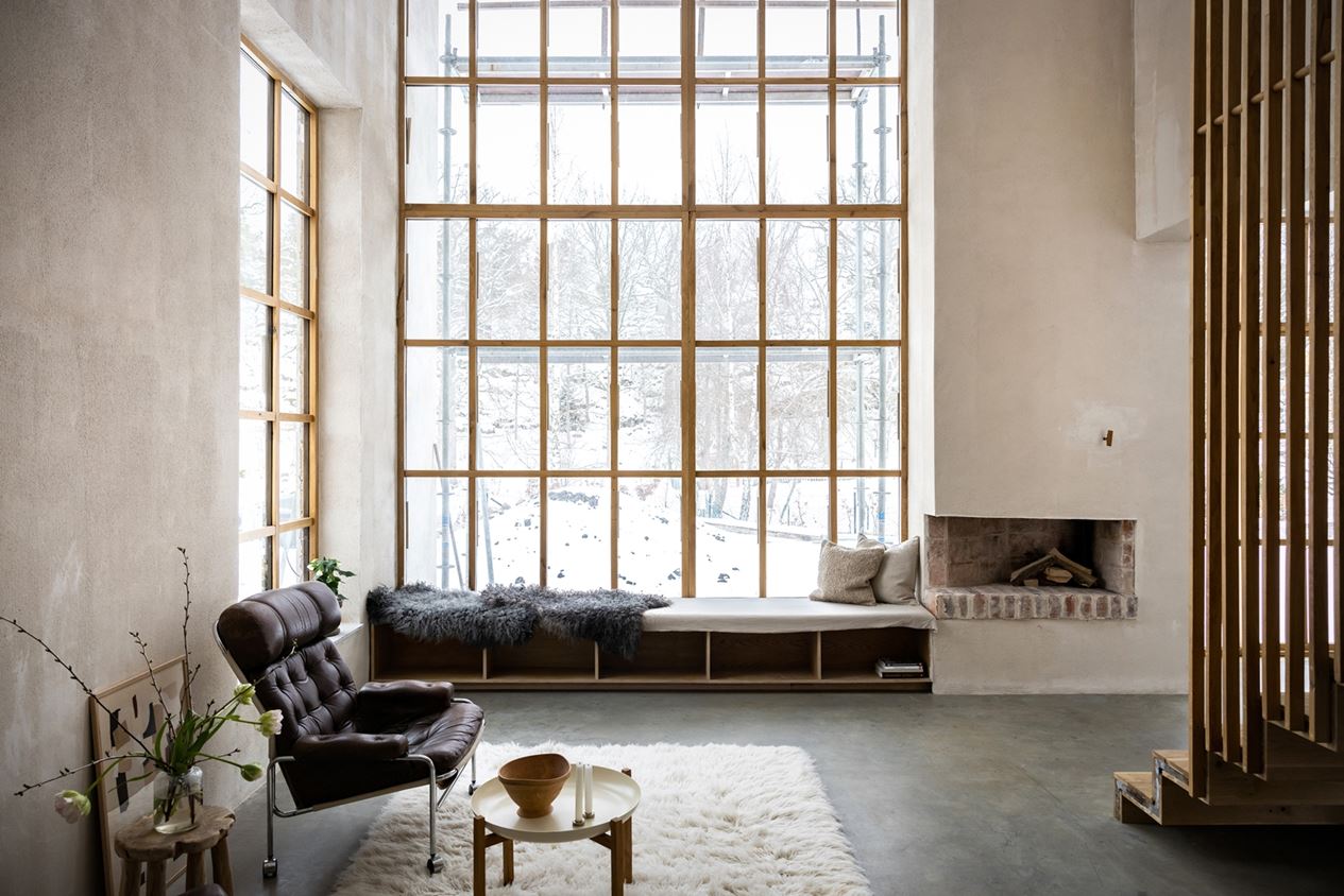 salon minimaliste maison architecte