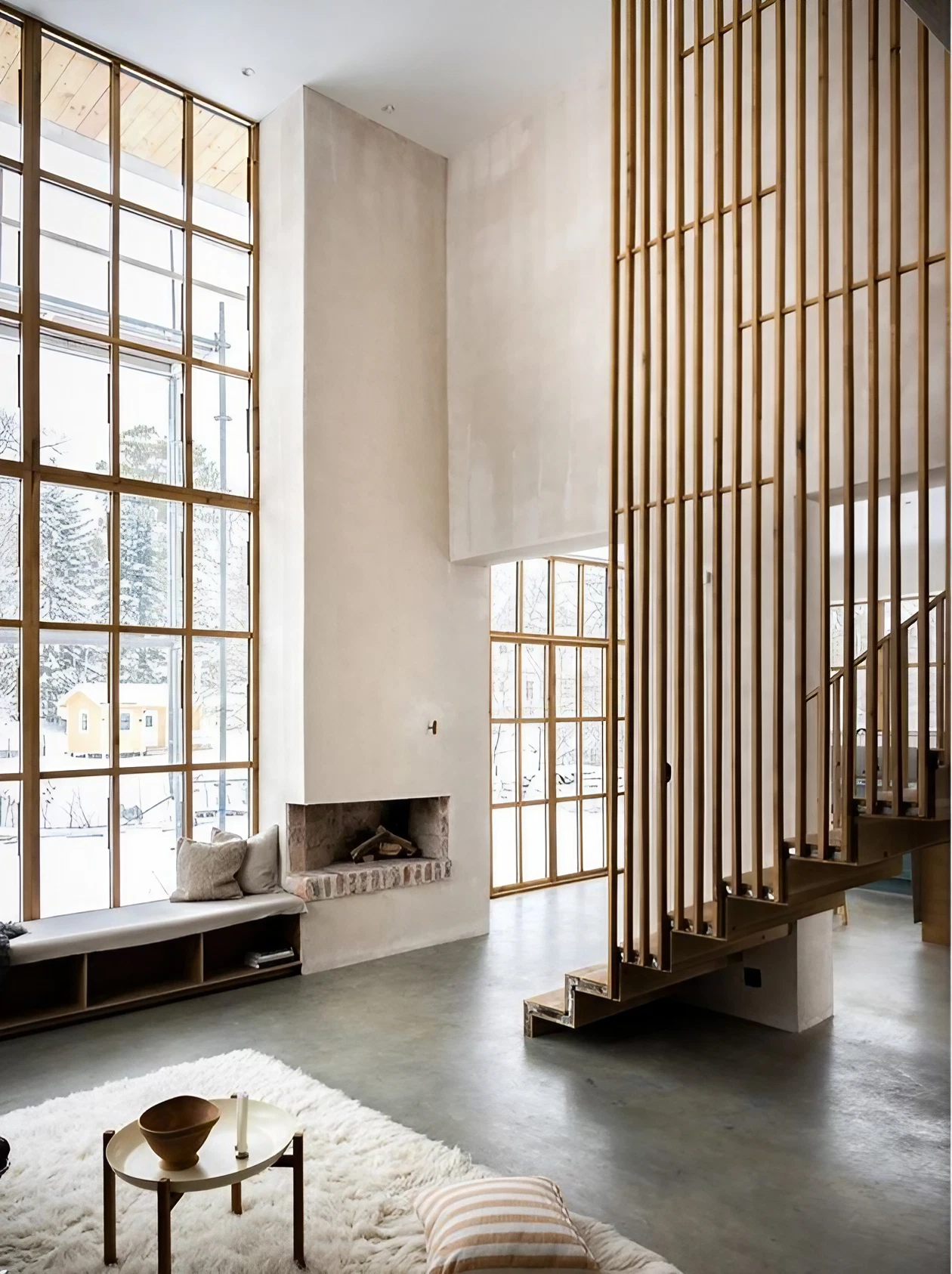 salon minimaliste maison architecte