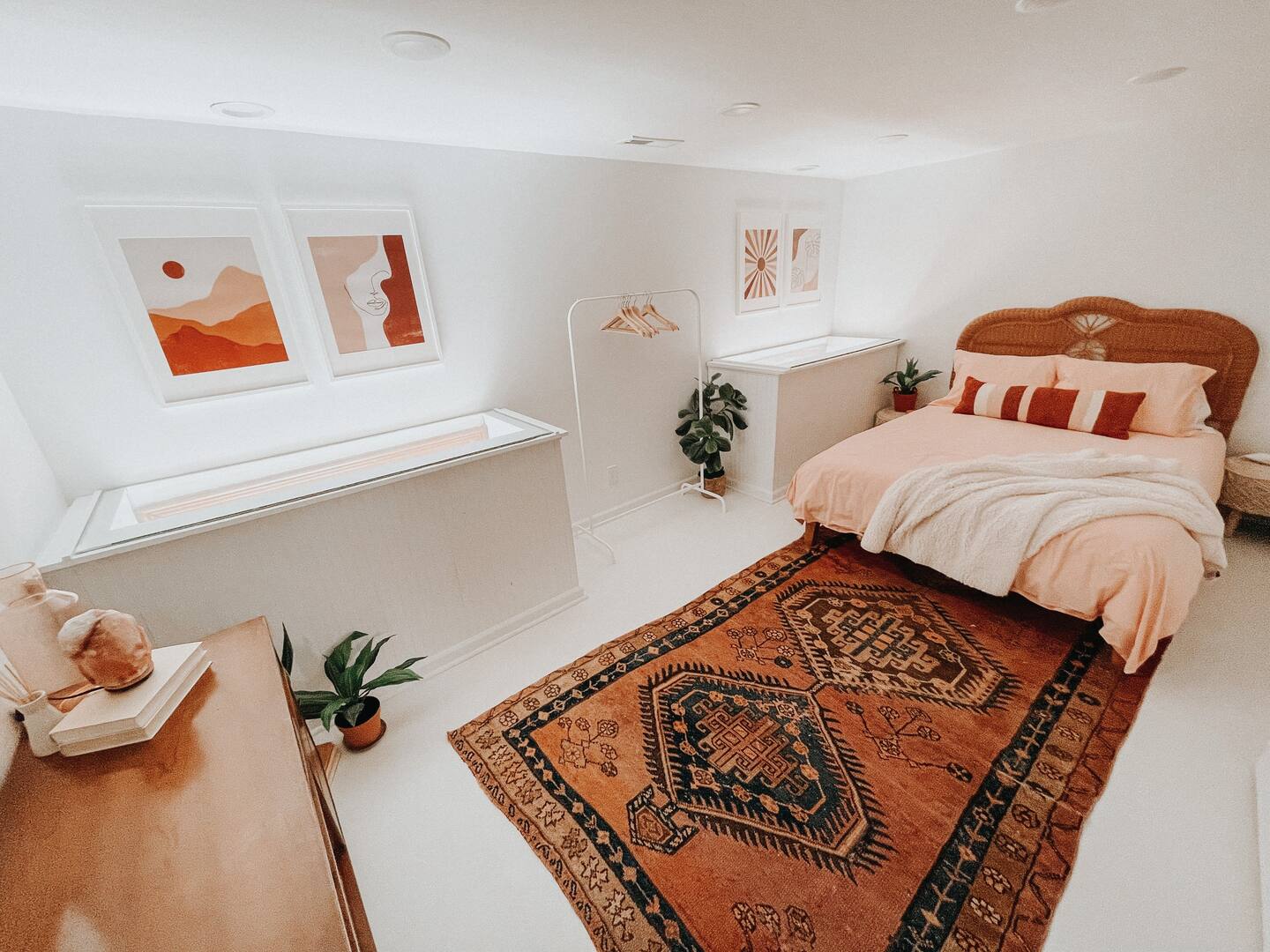 chambre avec tapis kilim