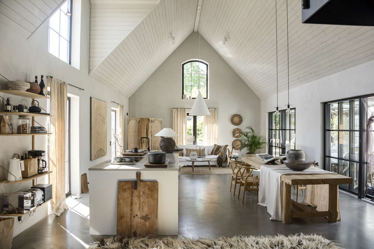 Esprit méditerranéen et naturel pour une maison sur la Baltique