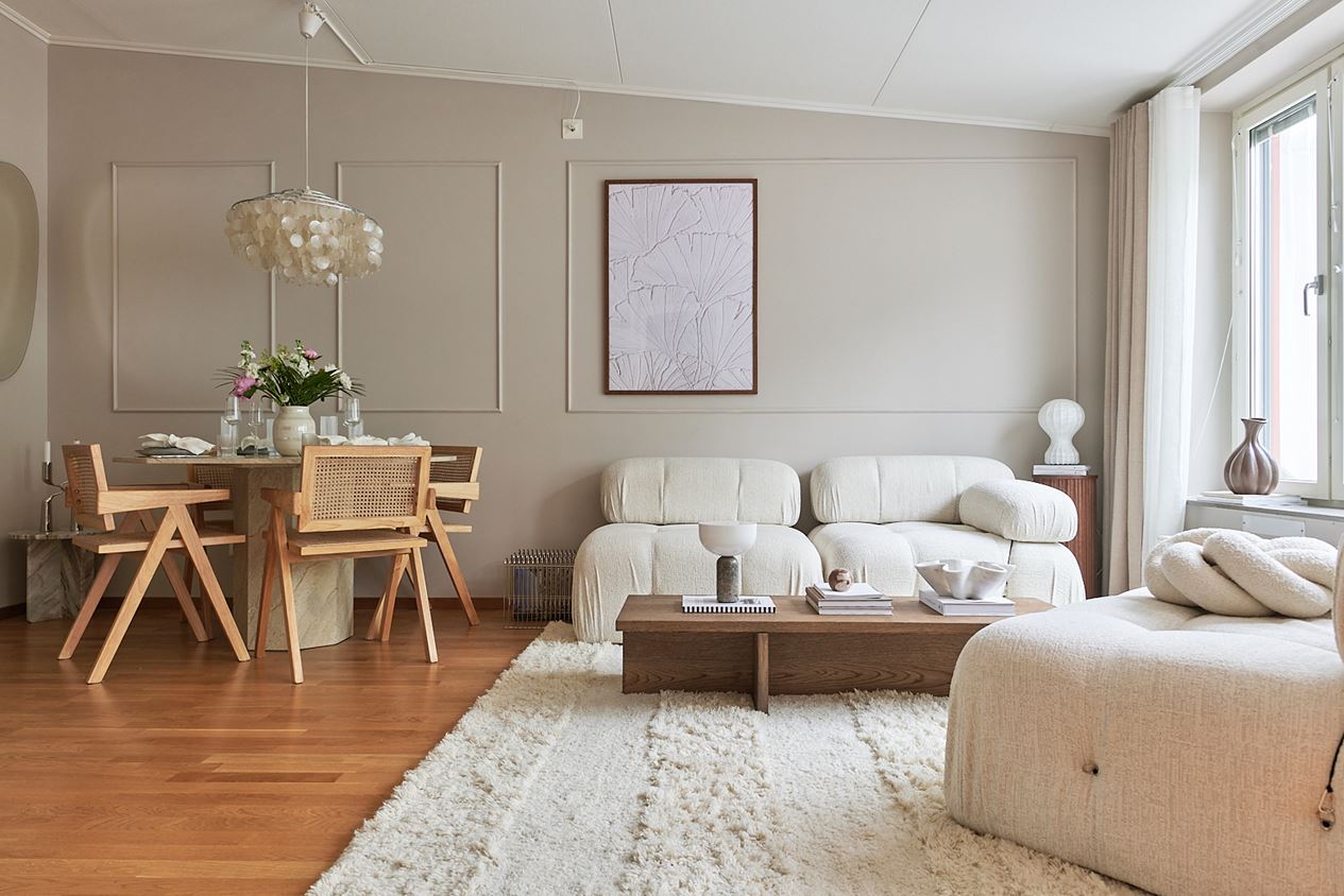 Un appartement de 49m2 agrandi par un balcon vitré